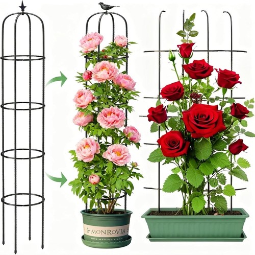 Garten obelisk metall 180cm - garten-obelisk,